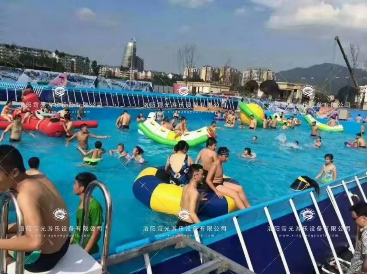 罗定水上乐园支架泳池